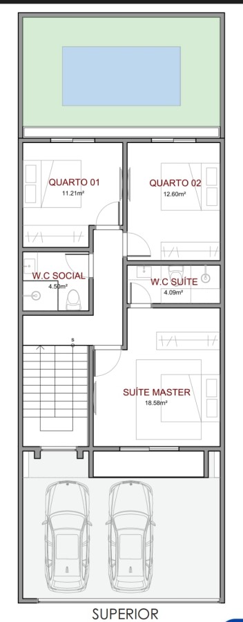 Sobrado, 3 quartos - Foto 18