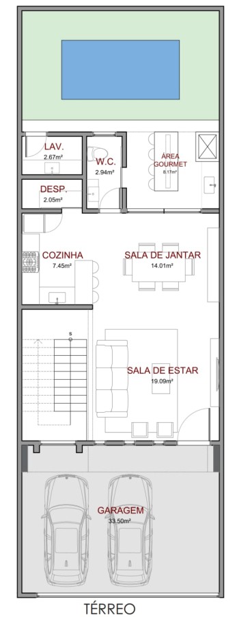 Sobrado, 3 quartos - Foto 19